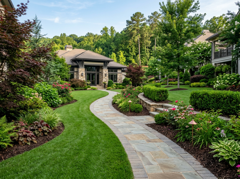 premium garden maintenance process in Georgia